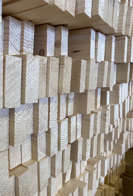 الخشب المصمم على شكل مربعات